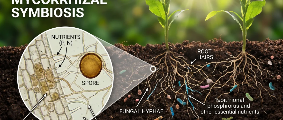 Unlock the secrets of mycorrhizae soil health. Learn how this underground fungal network revolutionizes crop nutrition, drought resistance, and yield. Master soil biology at BAW Academy.